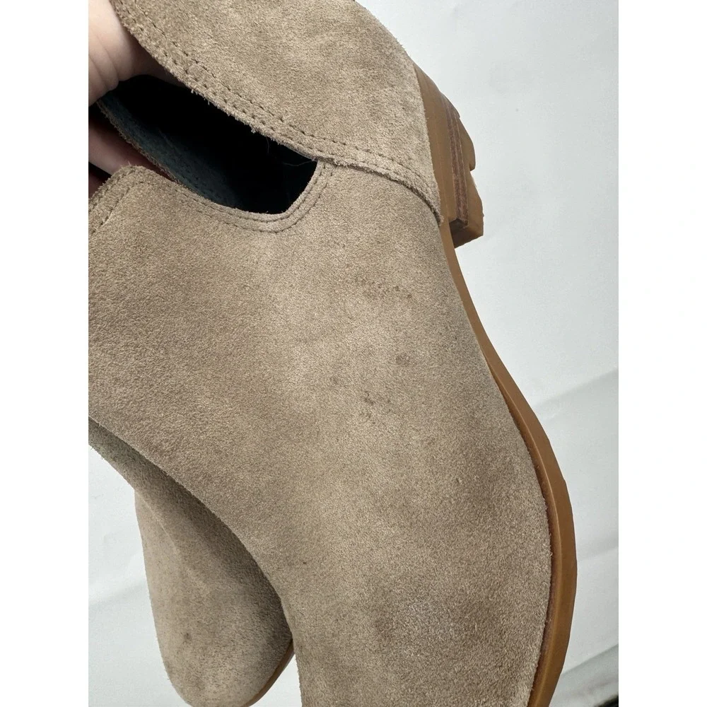 Sorel Lolla Cut Out Ankle Bootie Women 9.5 Suede Leather Western Granolagirl‎